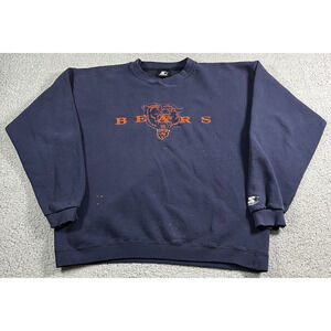 Chicago Bears Sweatshirt Mens L NFL Football Starter Vintage 90s Crewneck USA
